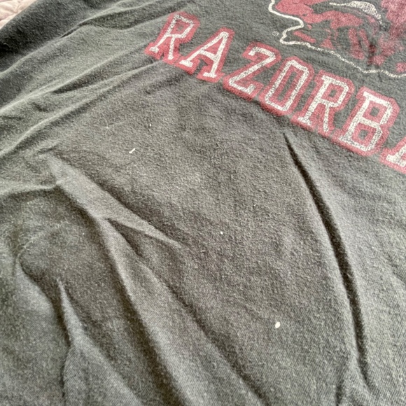 Arkansas Razorbacks American Eagle Tailgate T-Shirt (Faded Black) - Picture 3 of 6